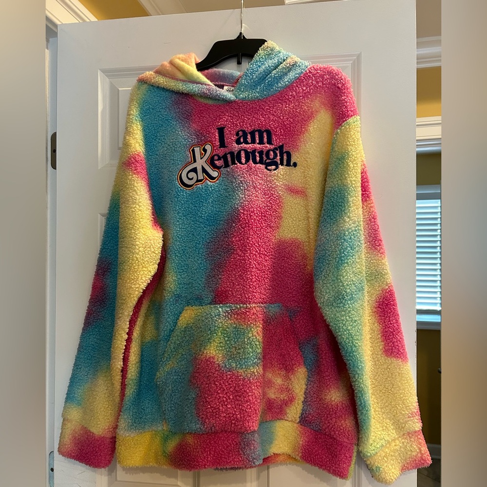 NWOT Barbie I am Kenough tie dye sweatshirt